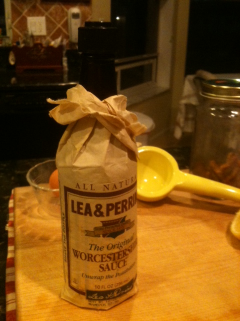 Next up, everyone's favorite Worcestershire Sauce